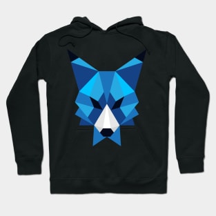 Black-Blue-Fox Hoodie